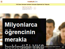 Tablet Screenshot of m.haberler.com