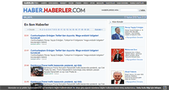 Desktop Screenshot of haber.haberler.com